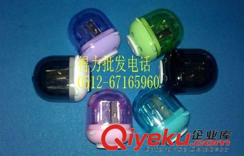 桌面文具用品 珍寶豬頭卷筆刀0557得力Deli辦公用品學(xué)生文具動(dòng)物圖案削筆器原始圖片2