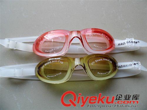 游泳 好佳健F3001正品高清晰硅膠游泳眼鏡防霧防水防紫外線大框不吸眼原始圖片2