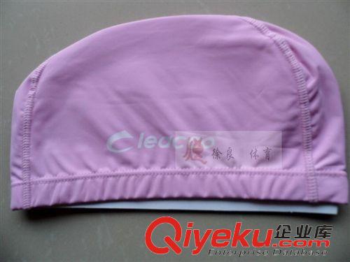 游泳 正品力酷 超透氣舒適 PU涂層布面料男女游泳帽 高檔純色成人泳帽原始圖片2