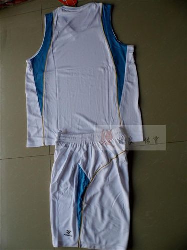 球類用品 zp團購銀賽籃球服套裝夏季籃球衫印字印號籃球隊比賽用服白色原始圖片2