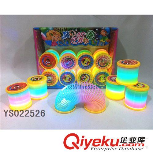 新品上架 異形金蔥透明彩虹圈 多款形狀混裝 異形彩虹圈  彈力圈塑料彈簧圈
