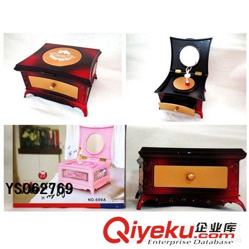 精品禮品 廠家直銷(xiāo)金銀古典音樂(lè)盒 塑料仿真金銀古典音樂(lè)盒 工藝品擺飾原始圖片2