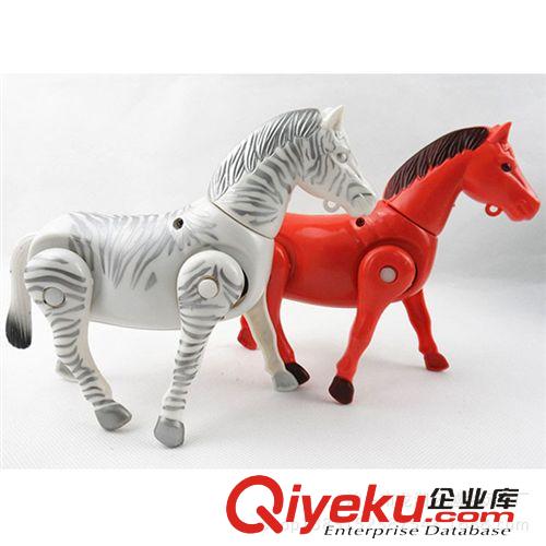 力控玩具 2838A電動走路斑馬 電動走路斑馬/紅馬 繞樁走路斑馬 地攤玩具原始圖片2