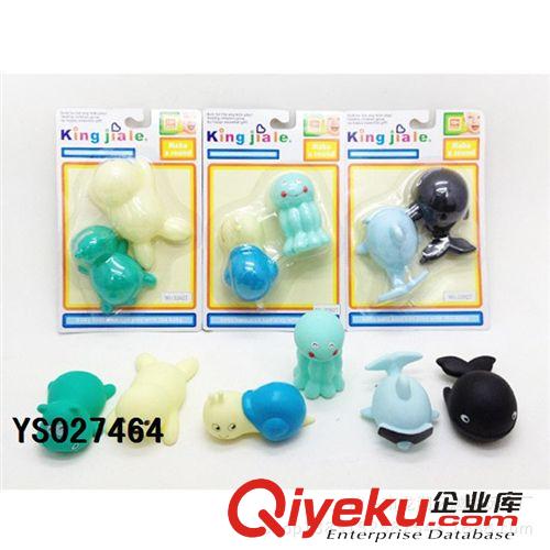 夏天玩具 捏響造型小鴨子 搪膠小黃鴨 多款造型小黃鴨混裝 搪膠動物 鴨子原始圖片2