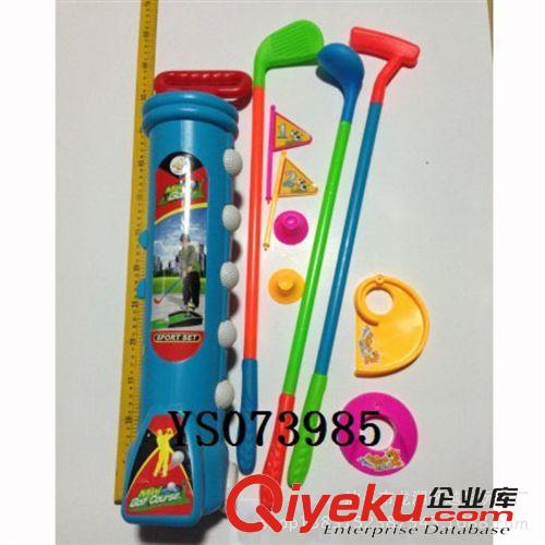 體育玩具 廠家直銷 仿真雅色高爾夫球+桿桶式套裝 兒童高爾夫體育玩具原始圖片3