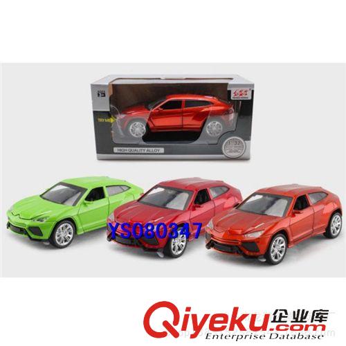 合金玩具 供應(yīng) 合金汽車 博基尼SUV模型 4開門聲光 回力合金車原始圖片2