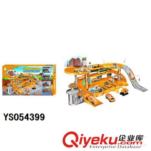 合金玩具 合金tj停車場(chǎng)套裝 兒童益智玩具禮品 合金玩具停車場(chǎng)套裝