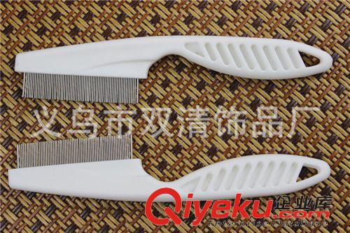 日用品 寵物跳蚤梳 排梳 細(xì)齒篾梳 狗貓犬通用 理皮屑 密梳狗狗除蚤梳子原始圖片2
