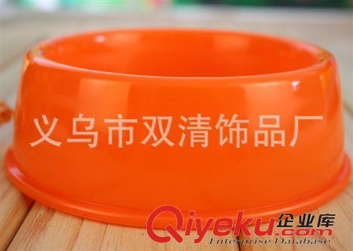 日用品 現(xiàn)貨批發(fā)彩色塑料寵物單碗 狗狗優(yōu)質(zhì)環(huán)保防滑寵物碗 塑料狗碗小號(hào)原始圖片2