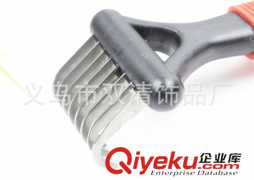 日用品 寵物用品混批 寵物釘耙開(kāi)結(jié)梳 寵物解結(jié)梳 長(zhǎng)毛犬打結(jié)梳 寵物梳子原始圖片2