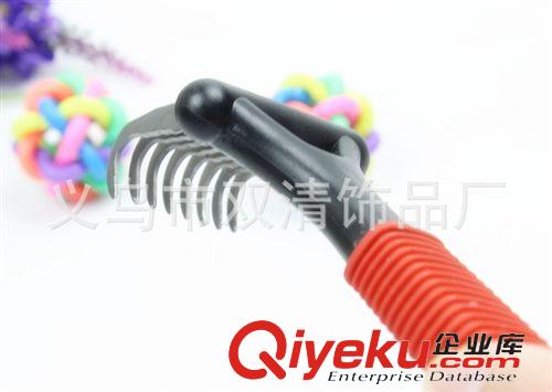 日用品 寵物用品混批 寵物釘耙開(kāi)結(jié)梳 寵物解結(jié)梳 長(zhǎng)毛犬打結(jié)梳 寵物梳子原始圖片3