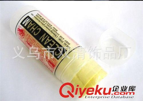 日用品 寵物用品批發 仿鹿皮巾 寵物吸水毛巾 干發毛巾 帶桶 小號原始圖片2
