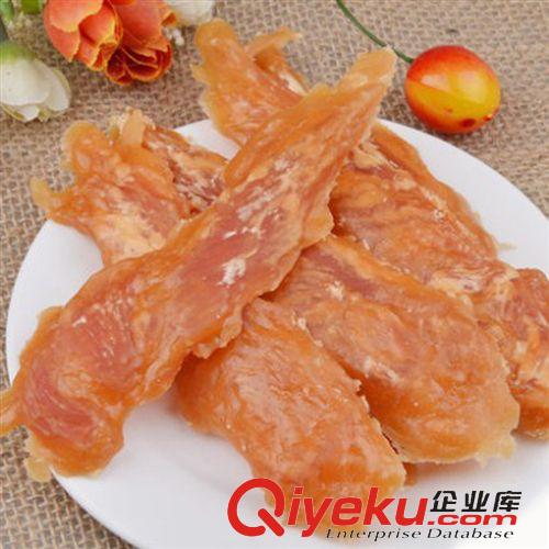 零食 軟雞胸肉干整枝/雞肉脯 人氣寵物狗零食出口簡裝 寵物零食 800g原始圖片2
