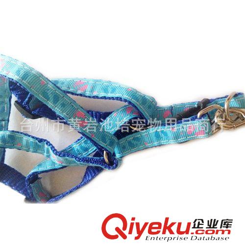 寵物牽引繩項(xiàng)圈 1.0可調(diào)節(jié)縫布貼布寵物狗鏈子項(xiàng)圈牽引繩牽引帶 胸背帶大中小型犬原始圖片3