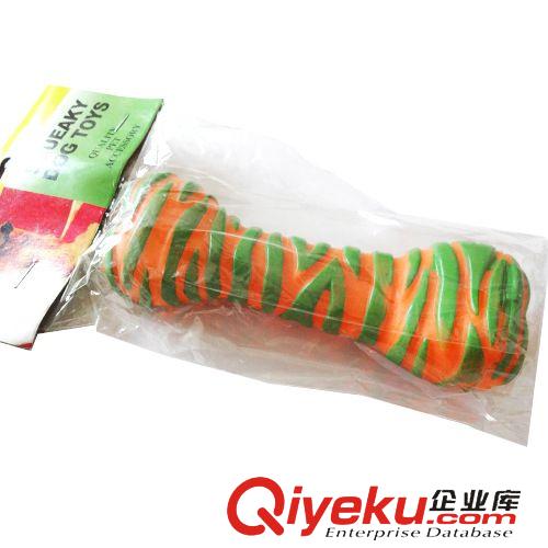寵物玩具 斑馬骨頭形狀搪膠寵物玩具狗狗{za}發聲玩具 帶卡頭原始圖片2