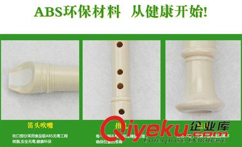 樂器 天鵝6孔豎笛 高音德式兒童初學(xué)生豎笛 六孔教學(xué)笛子原始圖片3