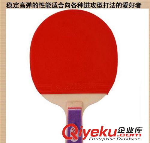 專營乒乓球拍系列 zp紅雙喜/DHS乒乓球拍SH-7直拍1對成品 初學乒乓球球拍原始圖片3