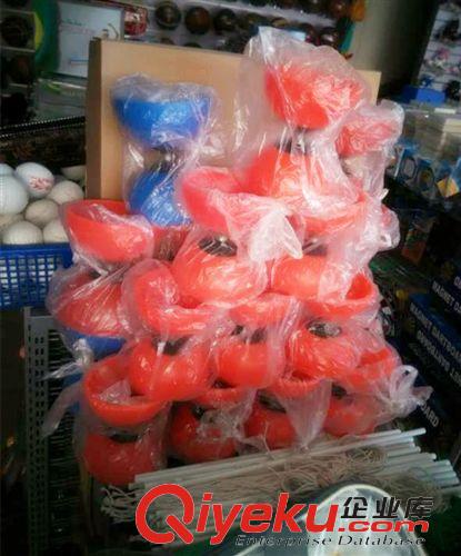 周邊用品 批發(fā)小大皮碗空竹 雙頭皮碗空竹 塑膠軟空竹 耐摔原始圖片3