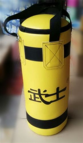 健身器材 零售包郵武士兒童沙包50cm皮制沙包 可愛兒童沙包 立式吊掛式