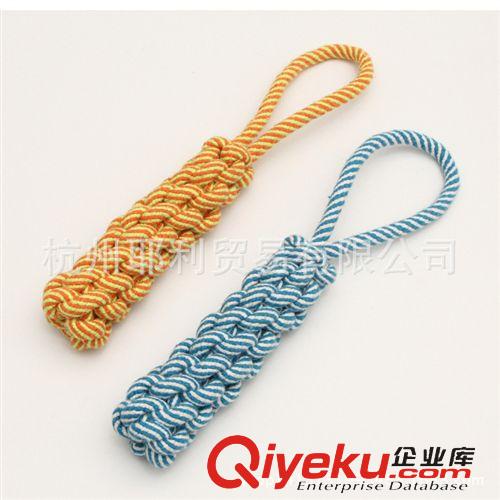 寵物玩具 【生產(chǎn)廠商】寵物棉繩玩具 編織繩結(jié)球 手拉式棉繩玩具原始圖片2
