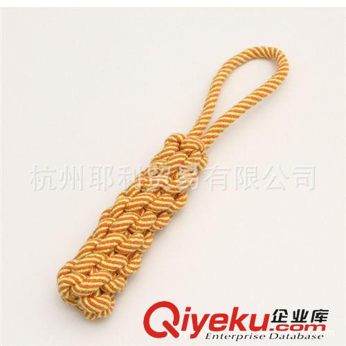 寵物玩具 【生產(chǎn)廠商】寵物棉繩玩具 編織繩結(jié)球 手拉式棉繩玩具原始圖片3