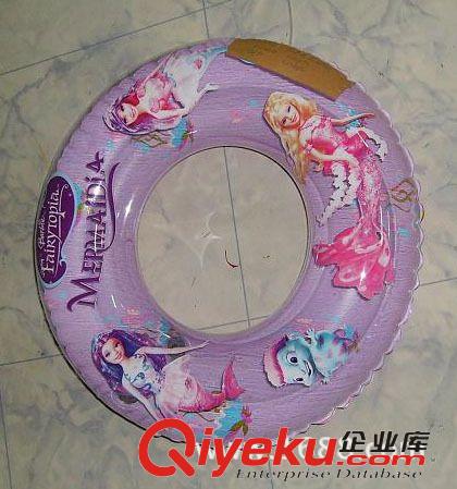其他類玩具 批發定制新款卡通美人魚泳圈 pvc加厚兒童游泳圈