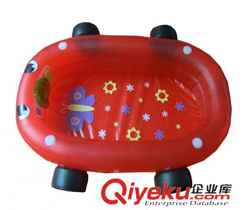 嬰兒浴盆 直銷：PVC兒童充氣洗澡盆 夏季熱賣 環(huán)保充氣幼兒靠背浴盆原始圖片3