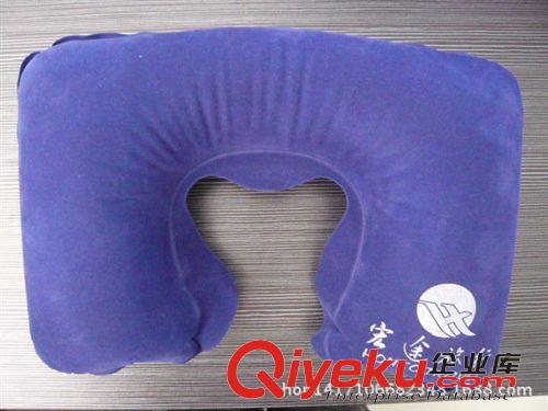 充氣旅行枕 多功能植絨充氣靠背U型枕 廠家專業定制 環保安全原始圖片2