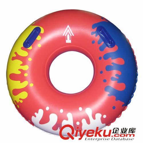 游泳圈 加厚耐磨充氣劃水圈 拖拉型pvc充氣雙人劃水圈 廠家直銷批發(fā)