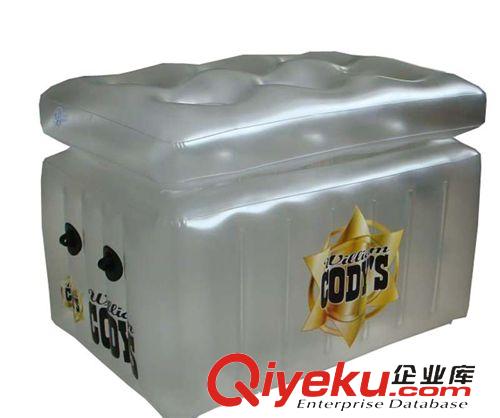 冰桶、冰夾 出口歐美環(huán)保加厚充氣啤酒冰柜 pvc飲料冷藏充氣冰桶原始圖片3
