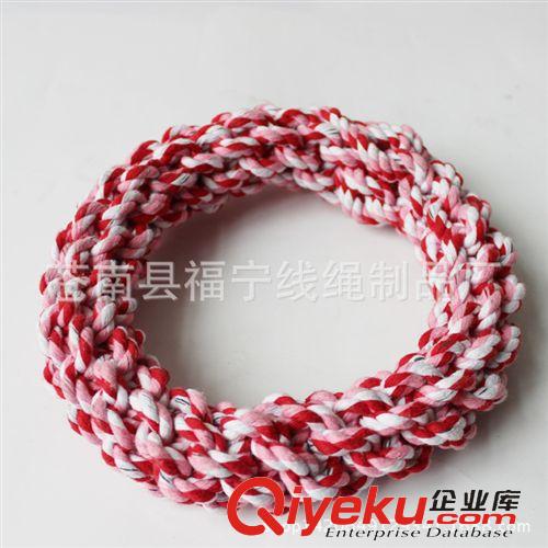 寵物玩具 廠家直銷寵物玩具 手工編織圓圈棉繩制品玩具 貓狗狗玩具來樣加工原始圖片2