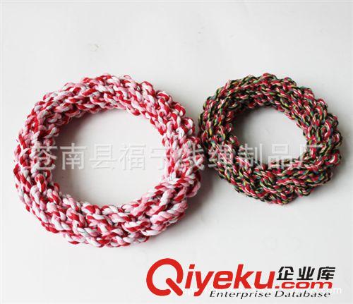 寵物玩具 廠家直銷寵物玩具 手工編織圓圈棉繩制品玩具 貓狗狗玩具來樣加工原始圖片3