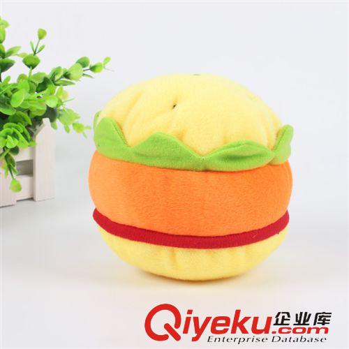 寵物玩具 狗狗發泄玩具 泰迪玩具 毛絨玩具漢堡包 狗狗發聲毛絨玩具 貓玩具原始圖片2