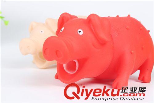 寵物玩具 慘叫豬寵物玩具小狗狗發(fā)聲玩具橡膠怪叫豬響聲貴賓玩具整蠱解壓原始圖片2
