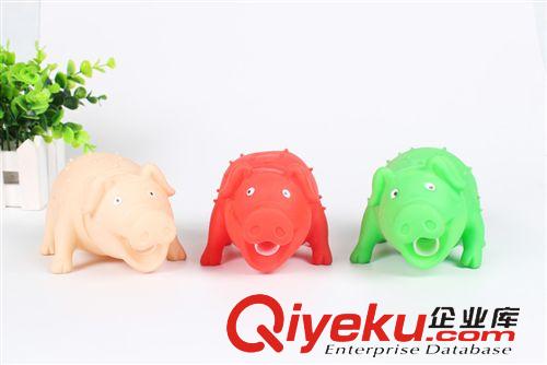 寵物玩具 慘叫豬寵物玩具小狗狗發(fā)聲玩具橡膠怪叫豬響聲貴賓玩具整蠱解壓原始圖片3