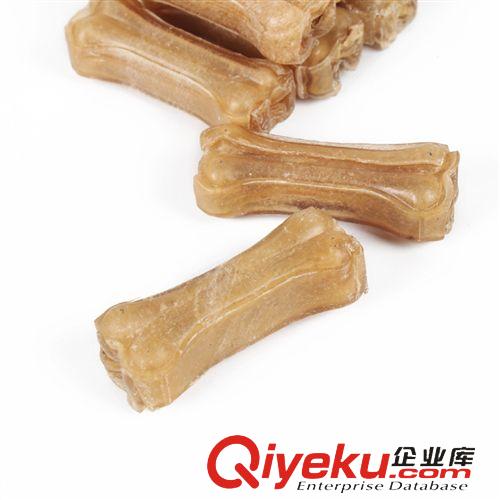 寵物零食 小型犬狗狗零食 寵物磨牙棒 燒烤味牛奶兌入補鈣潔齒骨咬膠8支裝原始圖片3