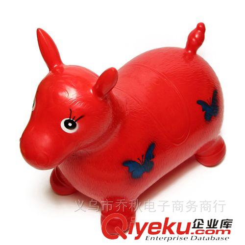 跳跳馬 廠家直銷 PVC加厚充氣1300克跳跳馬羊牛.鹿充氣兒童玩具動物