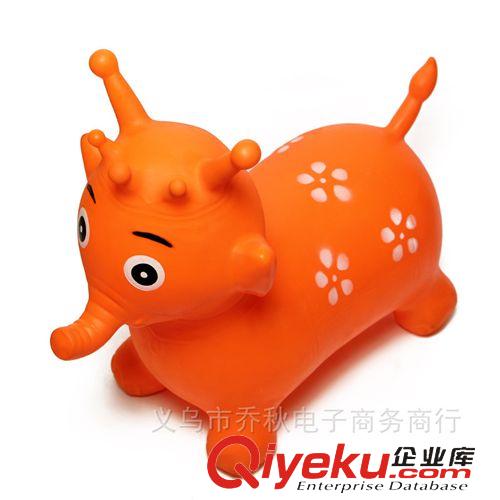 跳跳馬 廠家直銷 PVC加厚充氣1300克跳跳馬羊牛.鹿充氣兒童玩具動(dòng)物原始圖片2
