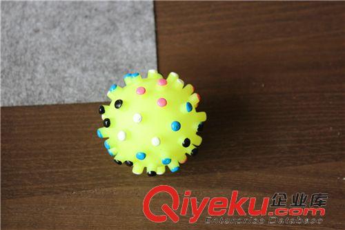 每個月新款 犬貓{za}橡膠狗狗玩具發(fā)聲球 橡膠球 小號刺球結(jié)實耐咬瘋狂批發(fā)原始圖片2