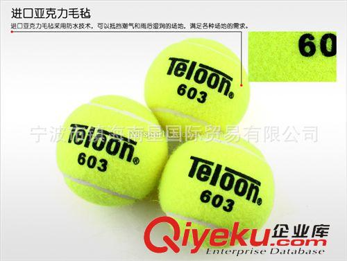網球 正品Teloon天龍網球603訓練網球初級練習球氣足耐磨原始圖片3
