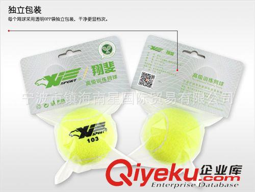 網(wǎng)球 XFsport翔斐103訓練習網(wǎng)球 單只裝 多球練習 新手網(wǎng)球訓練原始圖片3