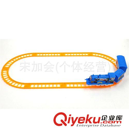 電動玩具 兒童電動拖馬斯火車l軌道玩具  托馬斯電動火車地攤玩具批發(fā)混批原始圖片2