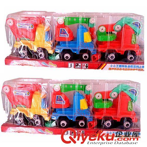 益智玩具 益智拆裝工程車玩具 拼插組裝拆卸混裝工程車原始圖片2