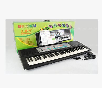音樂玩具 熱銷美科MK2067A成人教學(xué)電子琴 61鍵標(biāo)準(zhǔn)電子琴 多功能演示琴原始圖片2