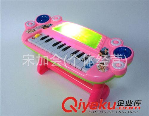 音樂玩具 廠家直銷新款閃光八音架子電子琴電子吉他兒童音樂玩具批發(fā)原始圖片2