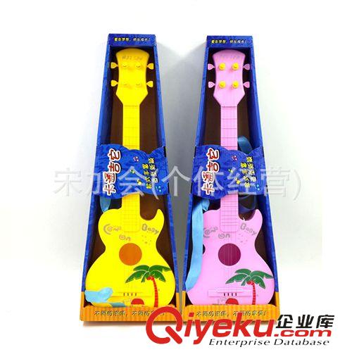 音樂玩具 廠家直銷zp六美兒童仿真吉他玩具 6弦吉他琴兒童玩具批發 混批