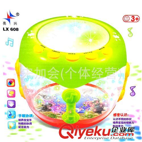 音樂玩具 亮興608動感音樂電動手拍鼓 兒童電動拍拍鼓 兒童玩具批發 混批原始圖片2