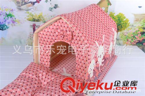 寵物窩包 T淘寶爆款新款寵物窩 仿真狗房子狗窩加長(zhǎng)墊子  優(yōu)質(zhì)寵物用品原始圖片2