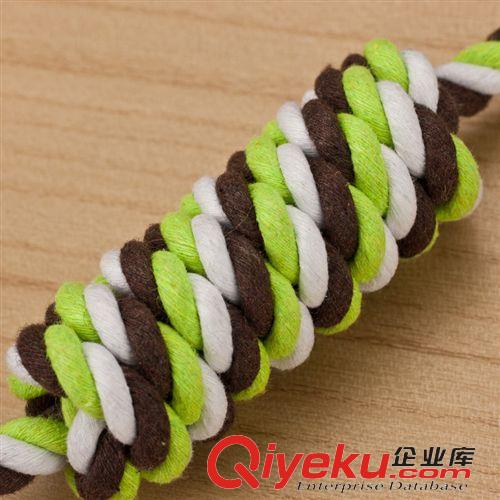 寵物玩具 磨牙潔齒玩具 狗狗玩具 寵物玩具批發 耐咬玩具棉繩糖果結原始圖片2