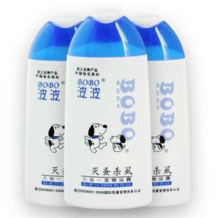 潔凈沐浴系列 Tzp波波牌滅蚤殺虱寵物沐浴露400ML 狗狗除蟲香波浴液 清潔用品